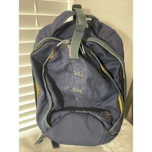 Karrimor Computer Backpack Padded Navy Blue College School Day Hiking‎ Pockets